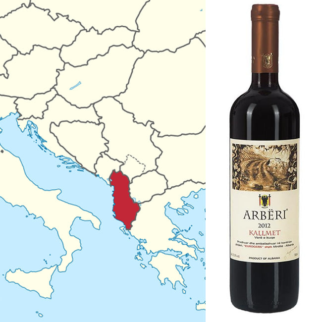 Arberi - Albanian Wine - Kallmet 2016 - Goodees Market