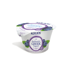 Tray of Greek Blueberry Yogurt