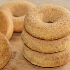 6 X Donuts Assados com Açúcar Canela