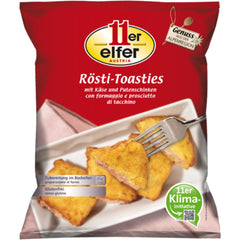 Mini Rosti Toasties with Ham and Cheese
