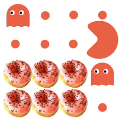 Pink And Sprinkles Mini Donuts