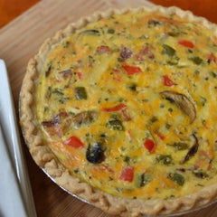 Small Quiche Bacon Mushroom