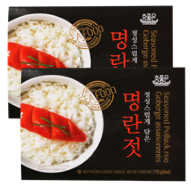 2 X 韩国调味阿拉斯加明太鱼子（生鱼片）