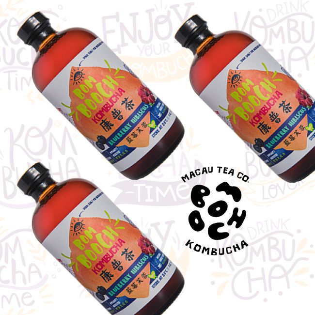 3 X Blueberry Hibiscus Kombucha