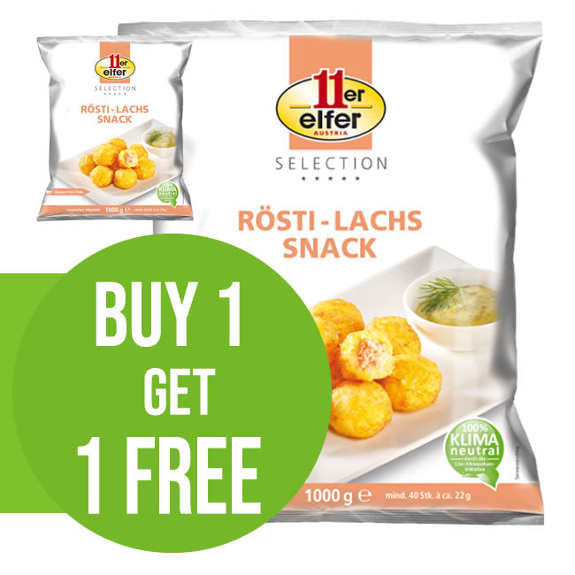 Case of Potato Rosti Salmon Snack
