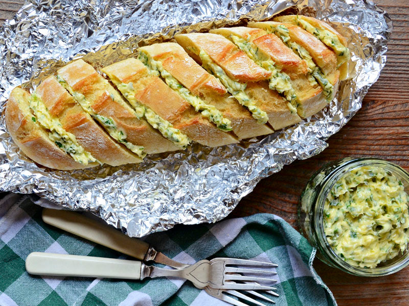 2 X Garlic Butter Cheese Bread