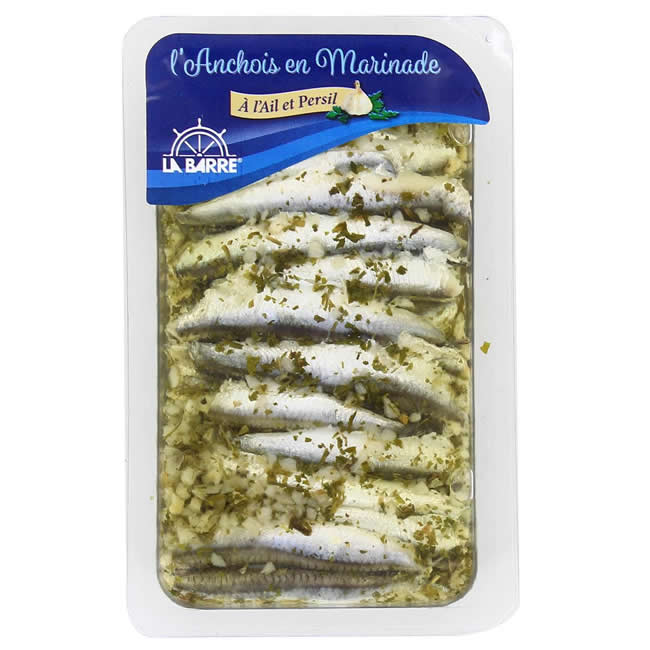 Marinated Anchovies With Garlic and Parsley
