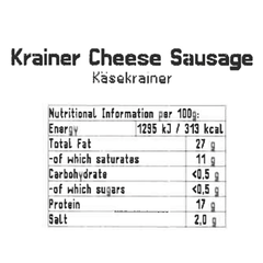 Kasekrainer Cheese Sausage B2G1