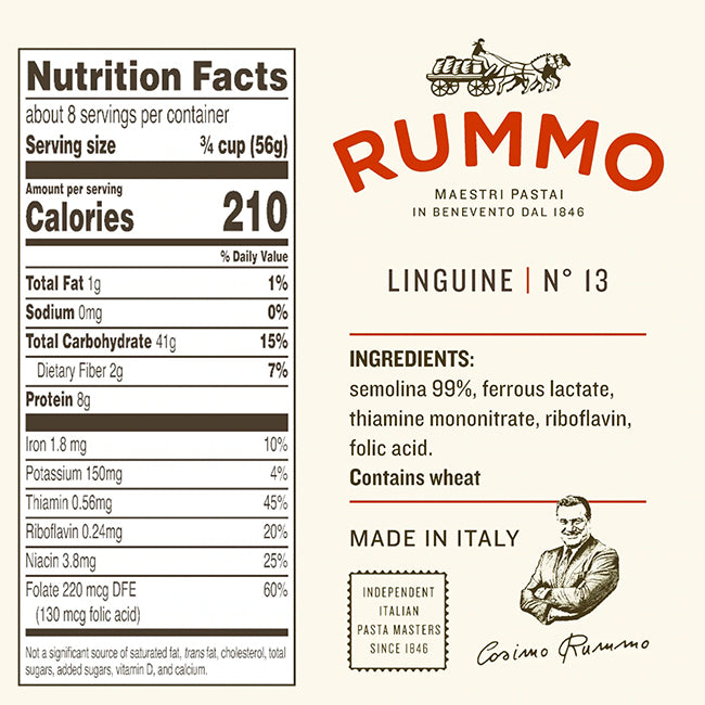 一箱 Rummo 扁面条 13 号 - Classiche 500g