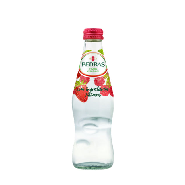 24 X Pedras 苏打水 0.25l（红色水果）