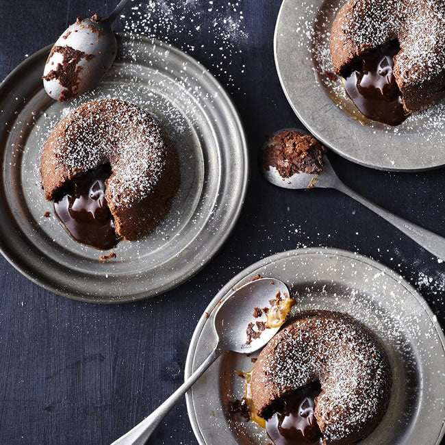 3 X Dark Chocolate Lava Cake