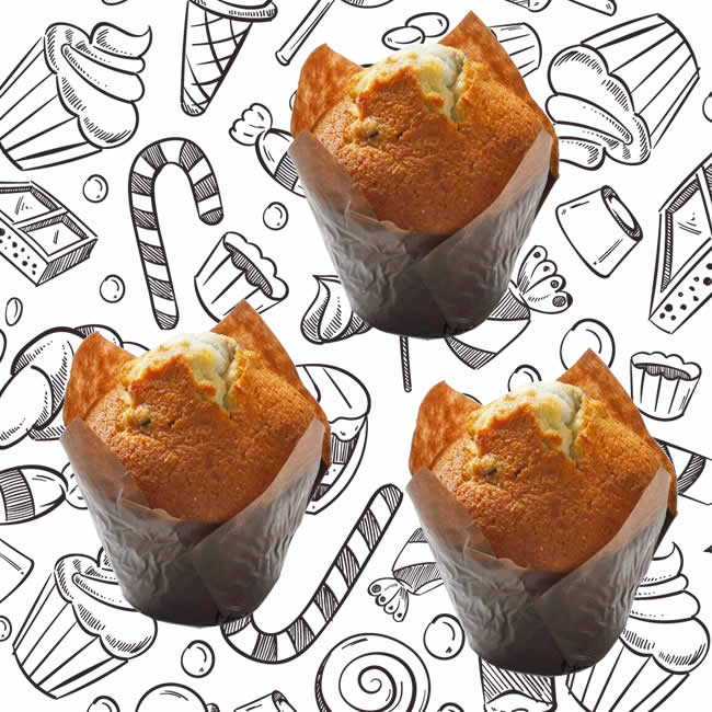 3 X Berry Muffins