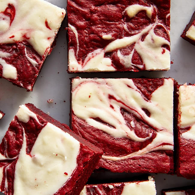 6 X Red Velvet Cheesecake Brownie
