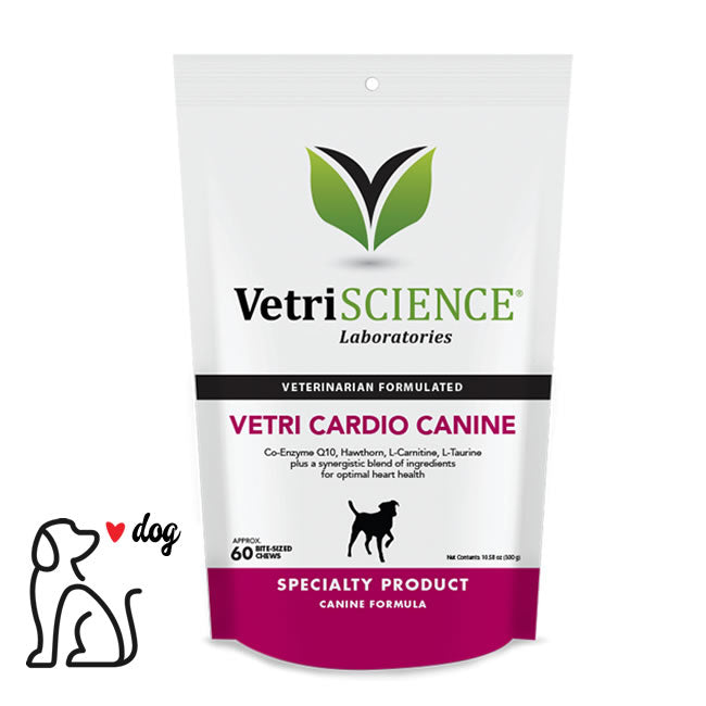 Vetri Cardio Canine Bite-Sized Chews For Dogs