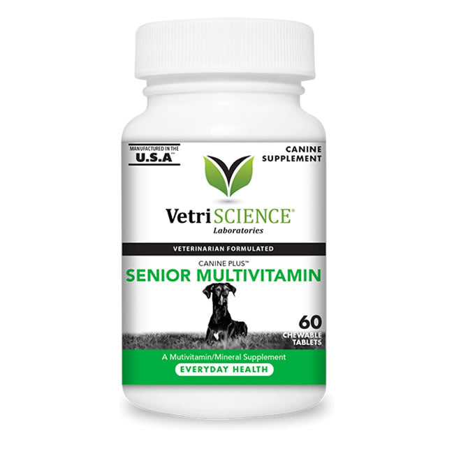 Canine Plus Senior Multivitamin Chewable Tablets For Dogs