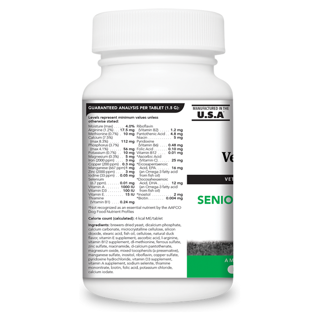 Canine Plus Senior Multivitamin Chewable Tablets For Dogs