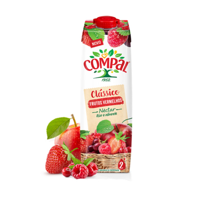 6 X Compal Red Fruits Juice 1l