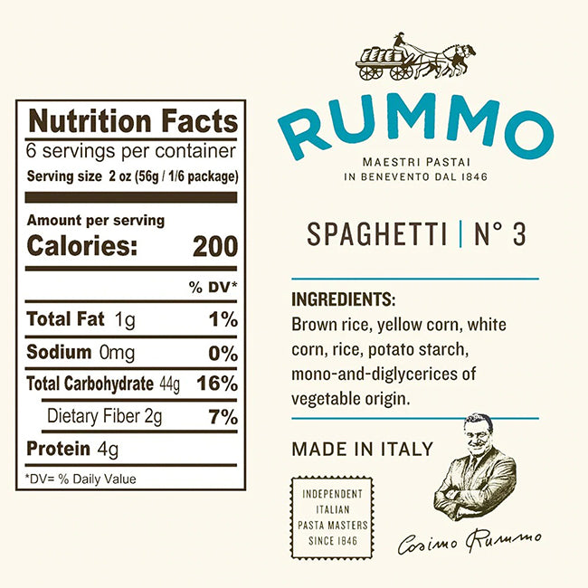 Spaghetti No 3 Gluten Free