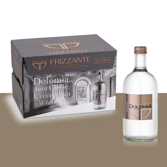 12 X Água Mineral Natural Espumante Dolomia 0,5l B2G1